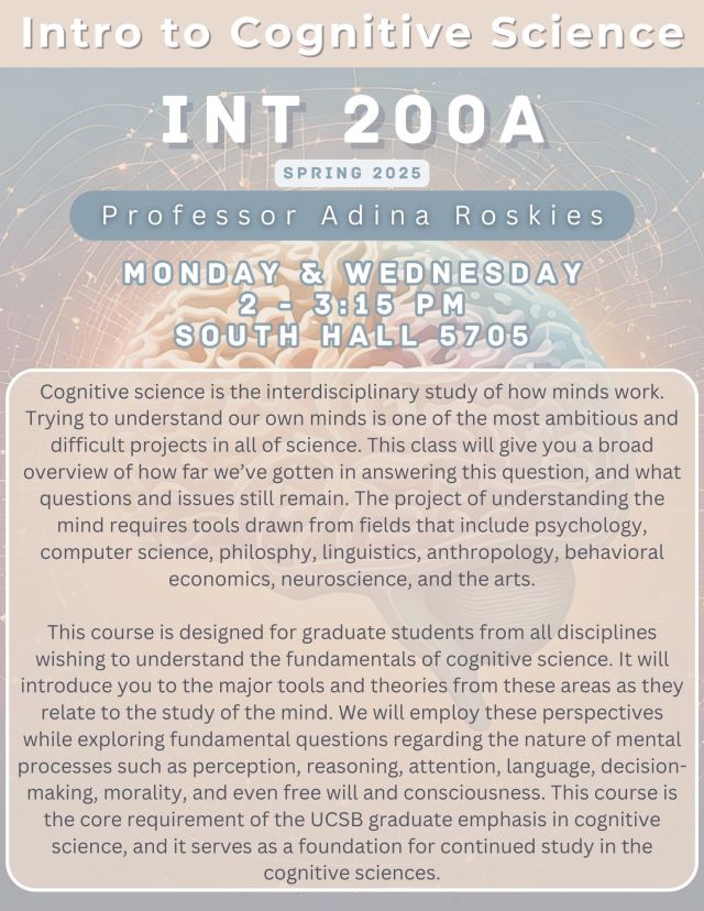 INT 200A, Spring 2025